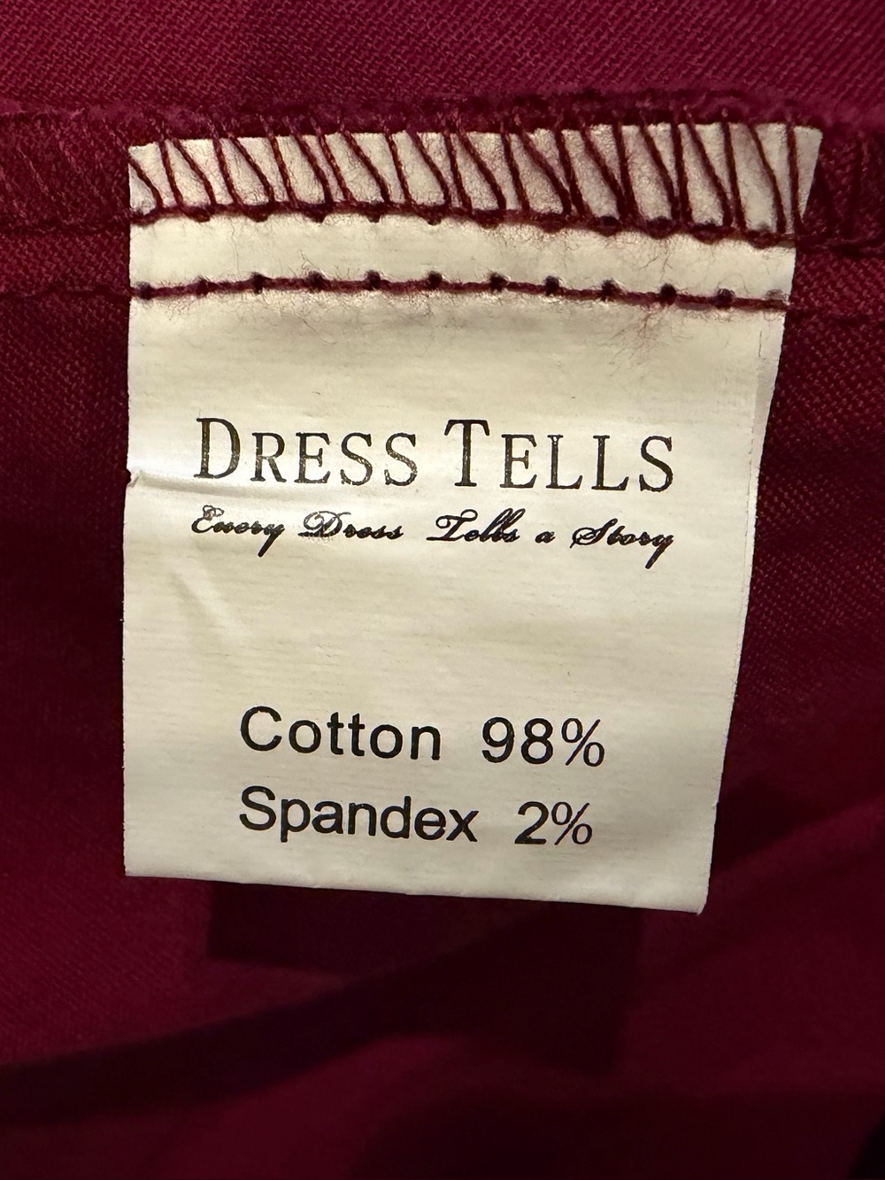 Sleeveless Halter Fit & Flare Dress in Wine with Black Trim - size 2XL - Picture 5 of 6
